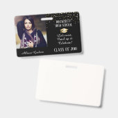 大学または高校の懇親会バッジ バッジ (正面＆裏面)