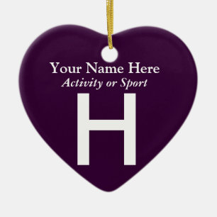 大学または高等学校の学校代表手紙の記念品 セラミックオーナメント