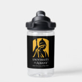 大学アットアルバニーアイコニックロゴ ウォーターボトル (背面)