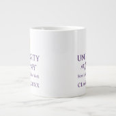 大学アットアルバニーアイコニックロゴ ジャンボコーヒーマグカップ (正面)