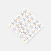 大学アットアルバニーアイコニックロゴ スタンダードカクテルナプキン (角)