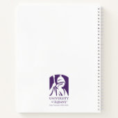 大学アットアルバニーアイコニックロゴ ノートブック (裏面)
