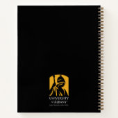 大学アットアルバニーアイコニックロゴ ノートブック (裏面)