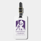 大学アットアルバニーアイコニックロゴ ラゲッジタグ (正面縦)