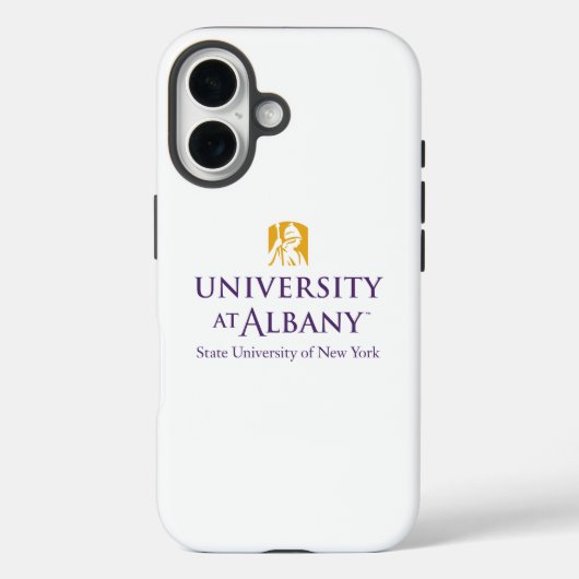 大学アットアルバニーアイコニックロゴ Case-Mate iPhoneケース (裏面)