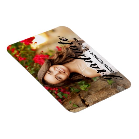 大学エレガントの卒業発表 マグネット (右側)