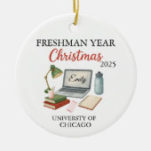大学オーナメント2025年初年度 セラミックオーナメント (正面)