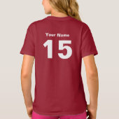 大学スキー犬部 Tシャツ (裏面)