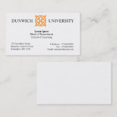 大学スタイルv3 名刺 (正面/裏面)