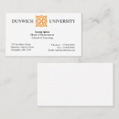 大学スタイルv3 名刺 (正面/裏面)