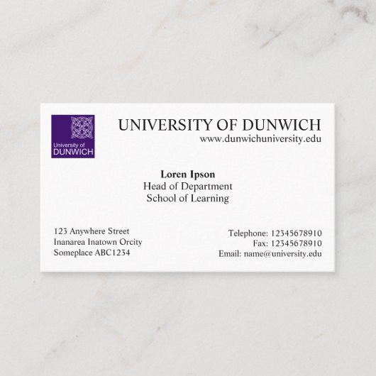 大学スタイルv4 名刺 (正面)