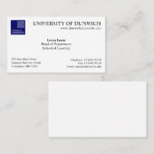 大学スタイルv4 名刺 (正面/裏面)