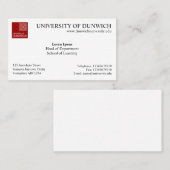 大学スタイルv4 名刺 (正面/裏面)