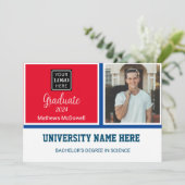 大学スポーツボーイ卒業 招待状 (スタンド正面)