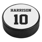 大学スポーツ白黒名前をカスタムする番号 アイスホッケーパック (3/4)
