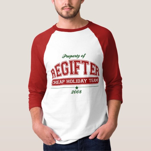 大学チア REGIFTER ホリデー チーム お買い得 Tシャツ (正面)
