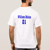 大学ティー Tシャツ (裏面)