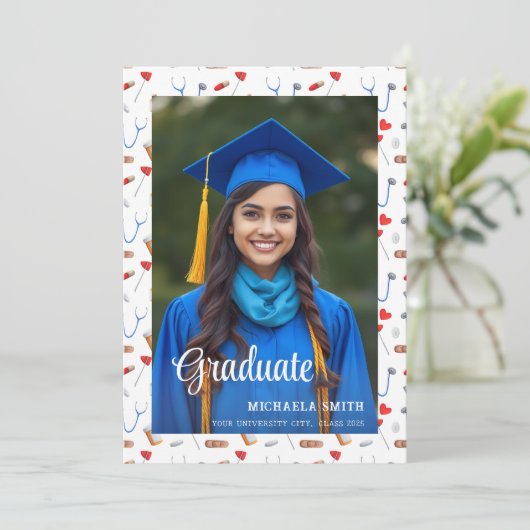 大学ドクターナース台本フォト大学院 案内状 (スタンド正面)