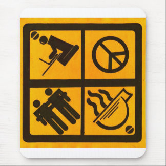 大学バランス マウスパッド