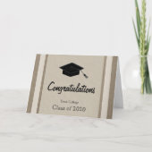 大学パーソナライズされた卒業カード カード (正面)