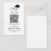 大学ファンド卒業エンクロージャカード 名刺 (正面/裏面)