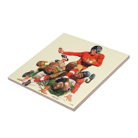 大学フットボール タイル (側面)