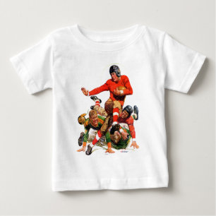 大学フットボール ベビーTシャツ