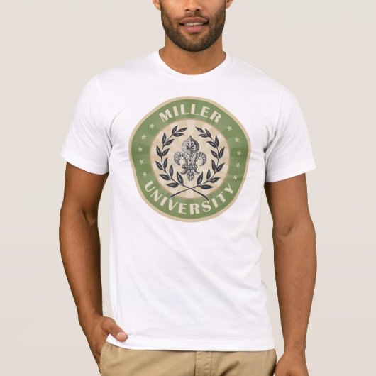 大学ミラー緑 Tシャツ (正面)