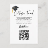 大学モダン基金の卒業寄付 エンクロージャーカード (正面)