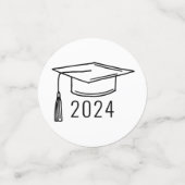 大学モダン大学院生の脚本のカスタム写真 コンフェッティ (スモール正面)