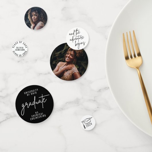 大学モダン大学院生の脚本のカスタム写真 コンフェッティ (グループ)