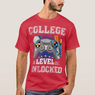 大学レベルのロック解除されたビデオゲーム新学期B Tシャツ