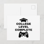 大学レベルの完了 ポストカード (正面/裏面)