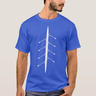 大学ローイングロークルーボート Tシャツ