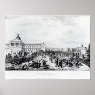 大学付属の学校、ロンドン1835年 ポスター