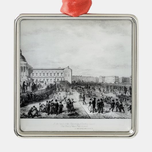 大学付属の学校、ロンドン1835年 メタルオーナメント (正面)