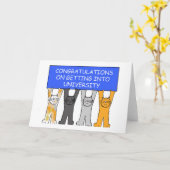 大学入学おめでとう カード (黄色い花)