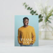 大学写真大学院卒業 サンキューカード (スタンド正面)