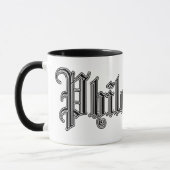 大学勉強のマグ"哲学" マグカップ (左)