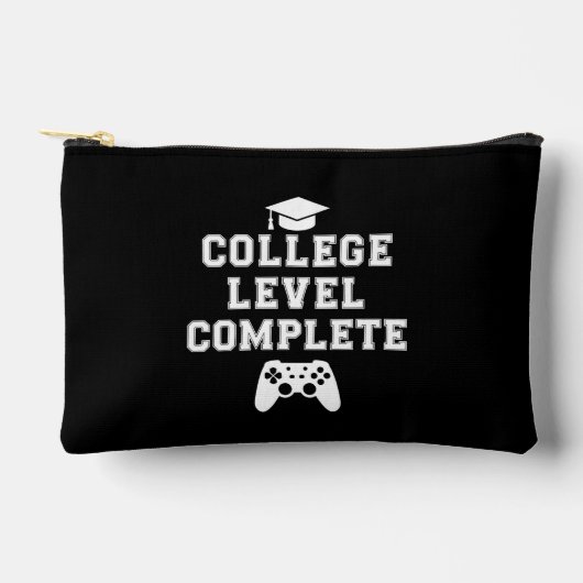 大学卒業おめでとう ゲーマー アクセサリーポーチ (正面)