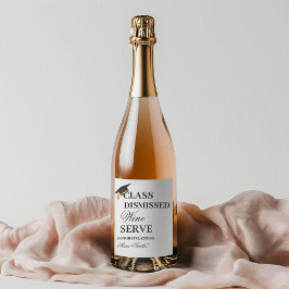 大学卒業と相性がいい ワインラベル