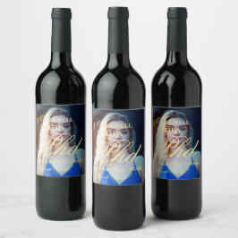 大学卒業と相性がいい ワインラベル