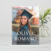 大学卒業写真アナウンスメントカード 案内状 (スタンド正面)