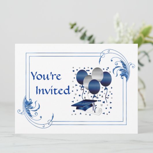 大学卒業招待状 招待状 (スタンド正面)