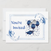 大学卒業招待状 招待状 (正面)