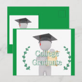 大学卒業生 ポストカード (正面/裏面)