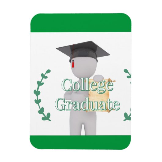 大学卒業生 マグネット (縦)