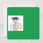 大学卒業生 招待状 (裏面)