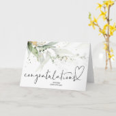 大学卒業祝賀学校卒業生 カード (黄色い花)