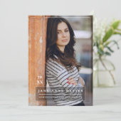 大学卒業者、卒業発表 招待状 (スタンド正面)